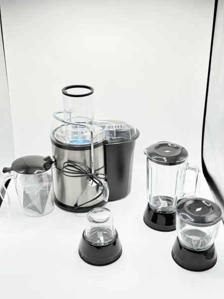 عصارة فواكه +مطحنة بهارا ت+ابريق خلاط <br> <span class='text-color-warm'>سيتوفر قريباً</span>