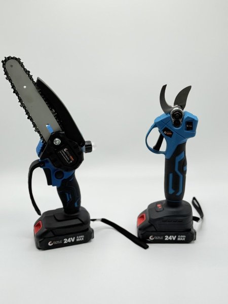 طقم مقص + منشار + عصا تلسكوب مع بطاريتين وشاحن  <br> <span class='text-color-warm'>سيتوفر قريباً</span>